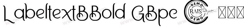 LabeltextBBold GBpc 字体转换